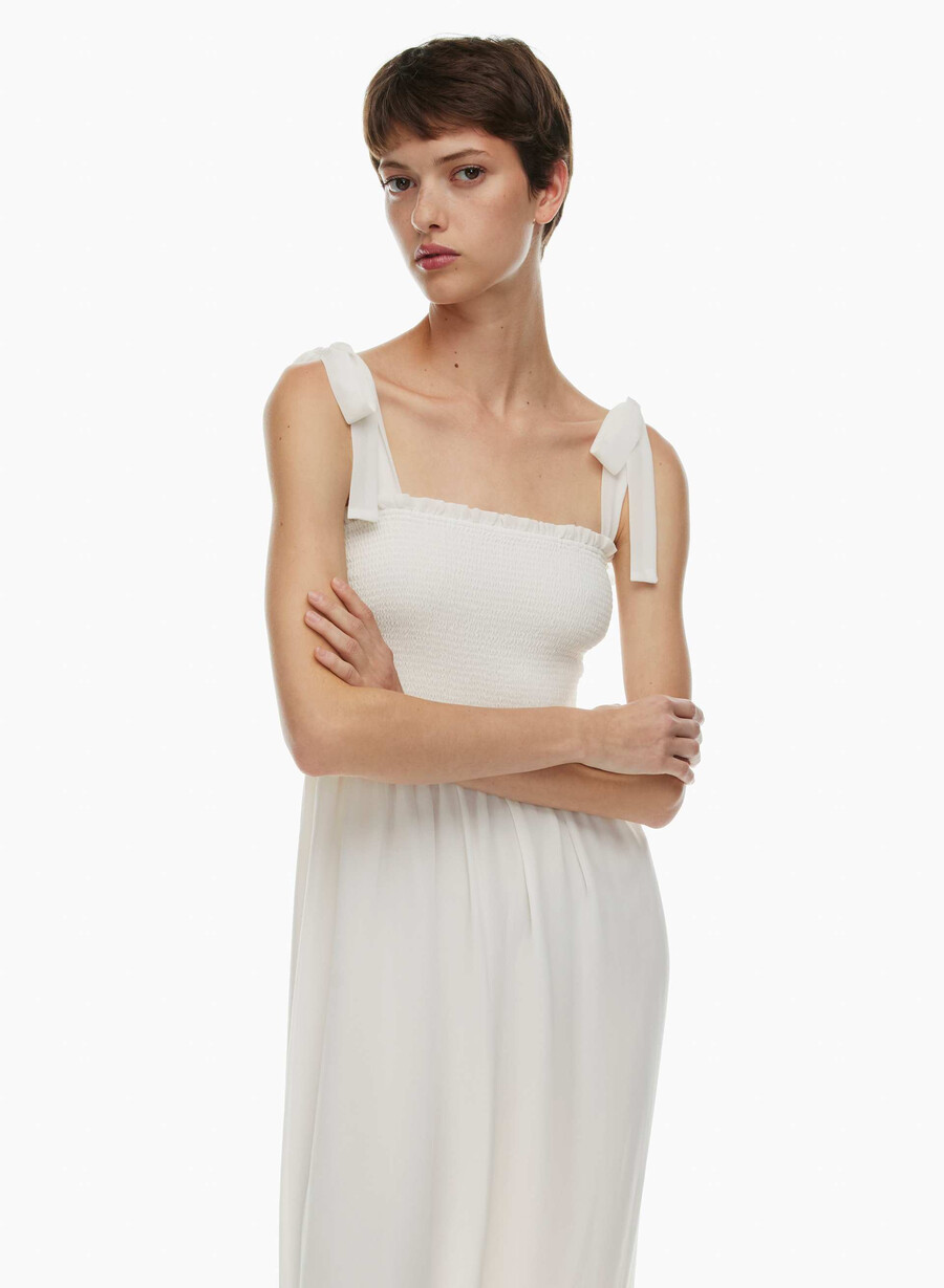 golden hour dress light birch