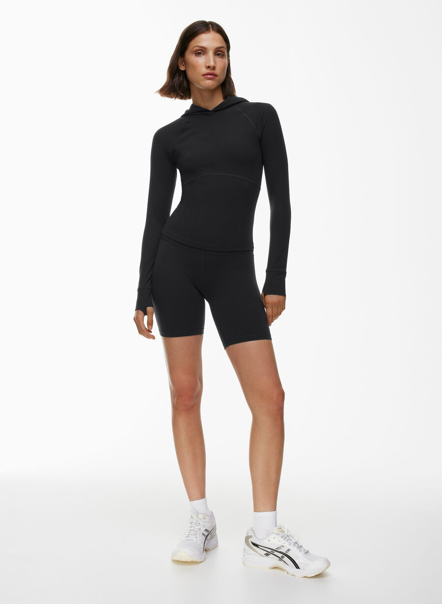tnabutter cheeky hi-rise 7 short blackblack spiro