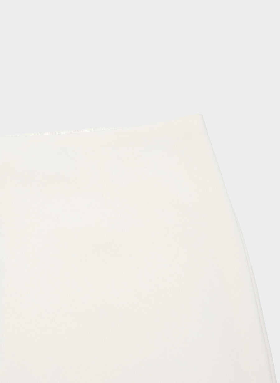 classic mini skirt - crepette light birch