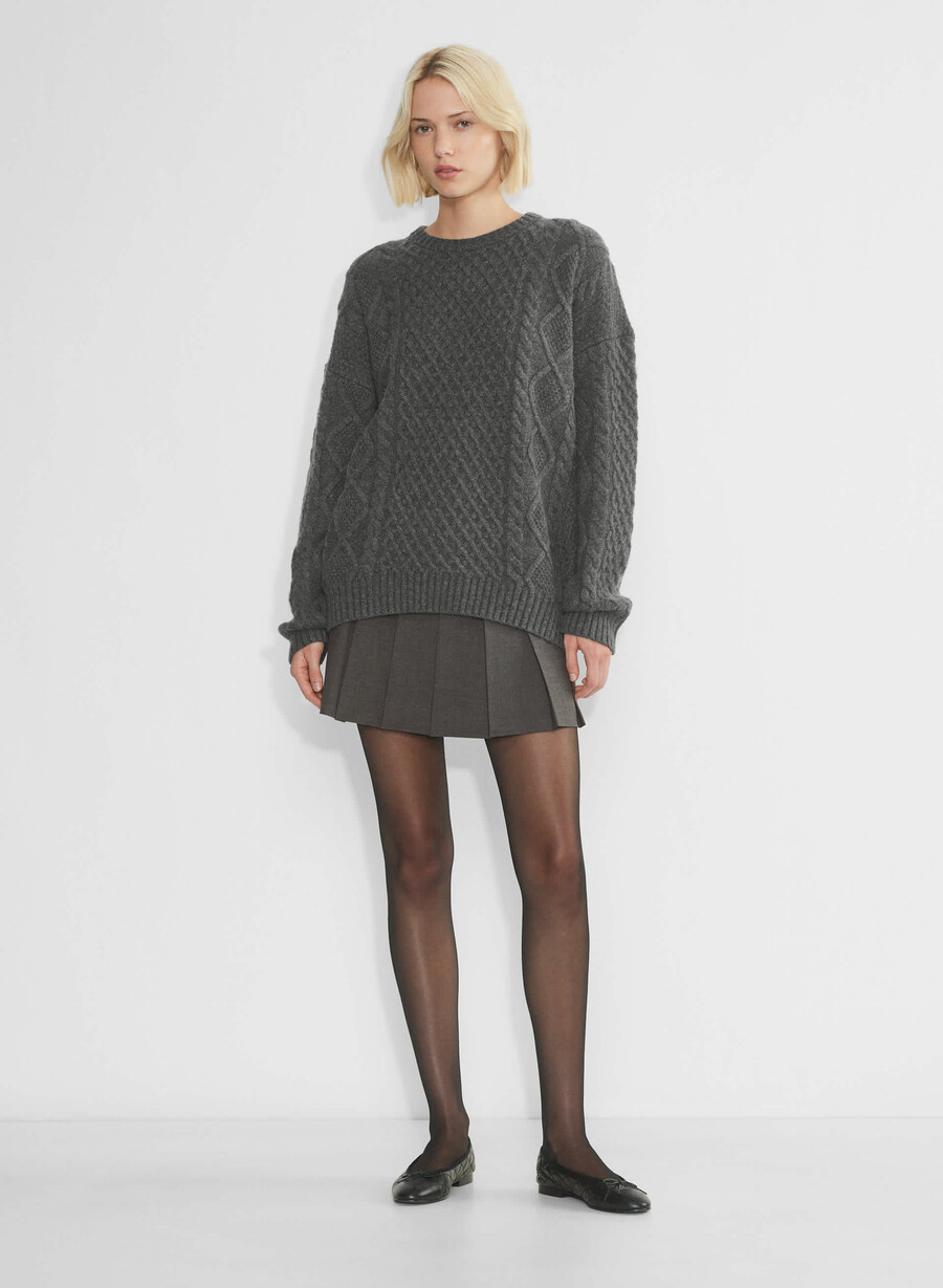 peggy sweater heather charcoal