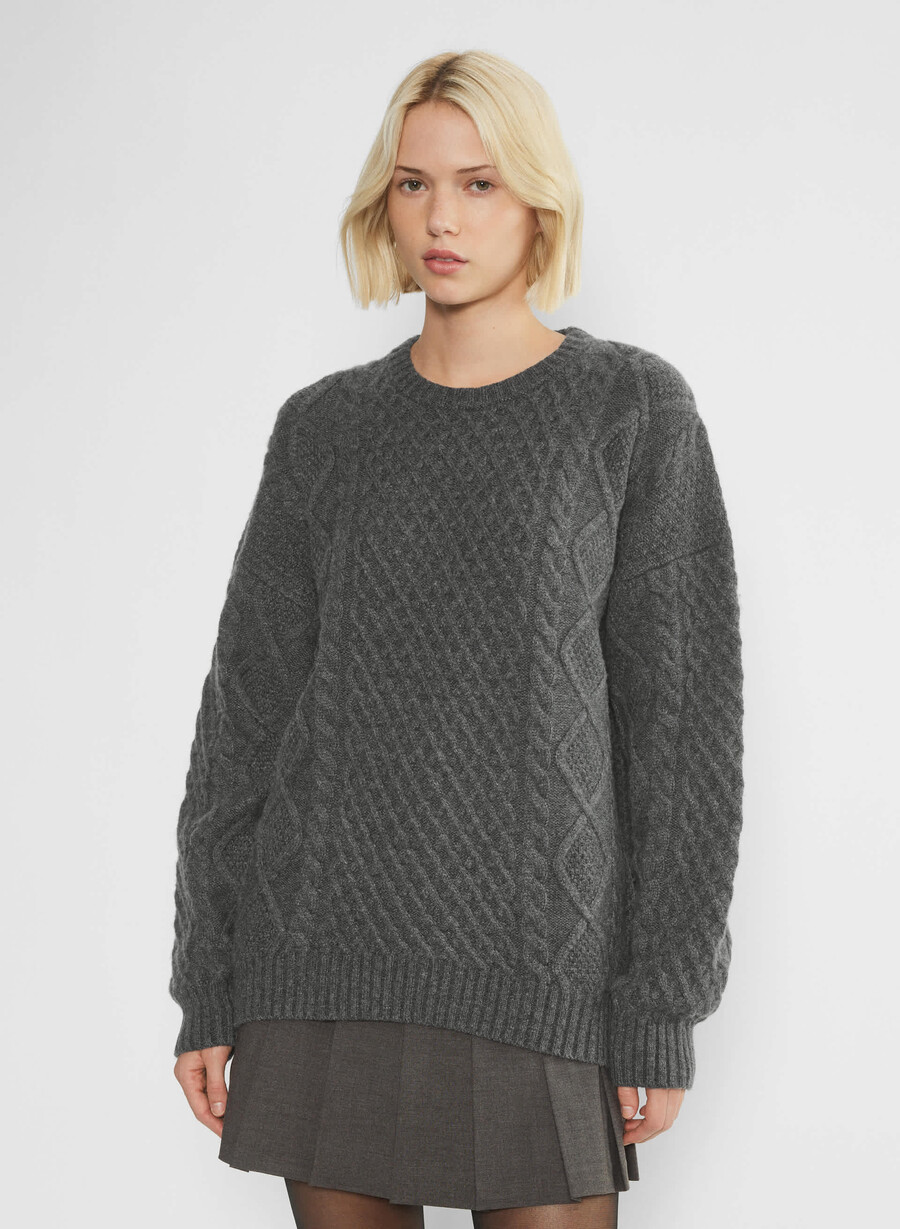 peggy sweater heather charcoal