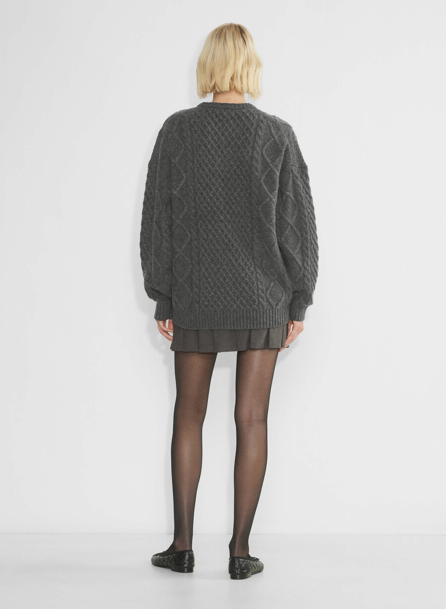 peggy sweater heather charcoal
