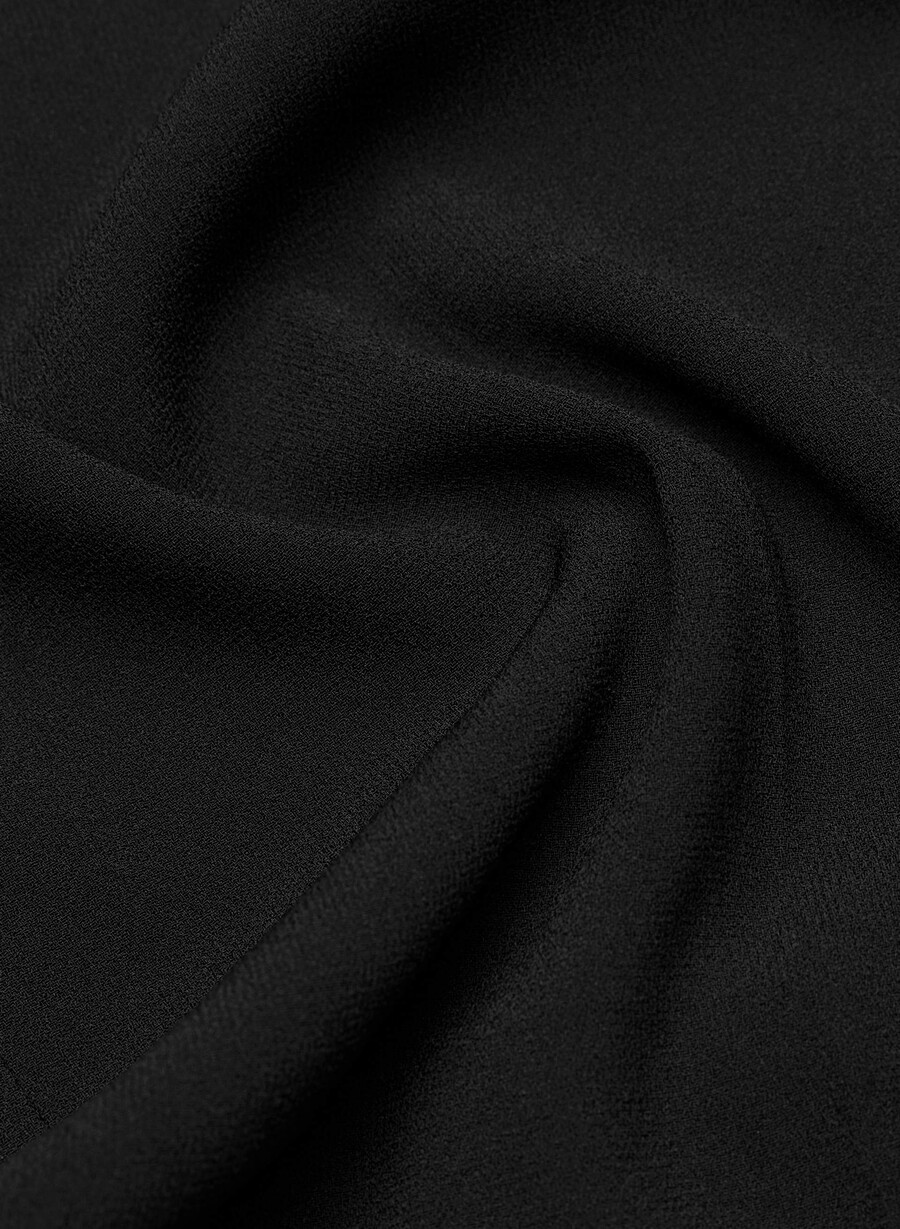 agency pant - mirror crepe black
