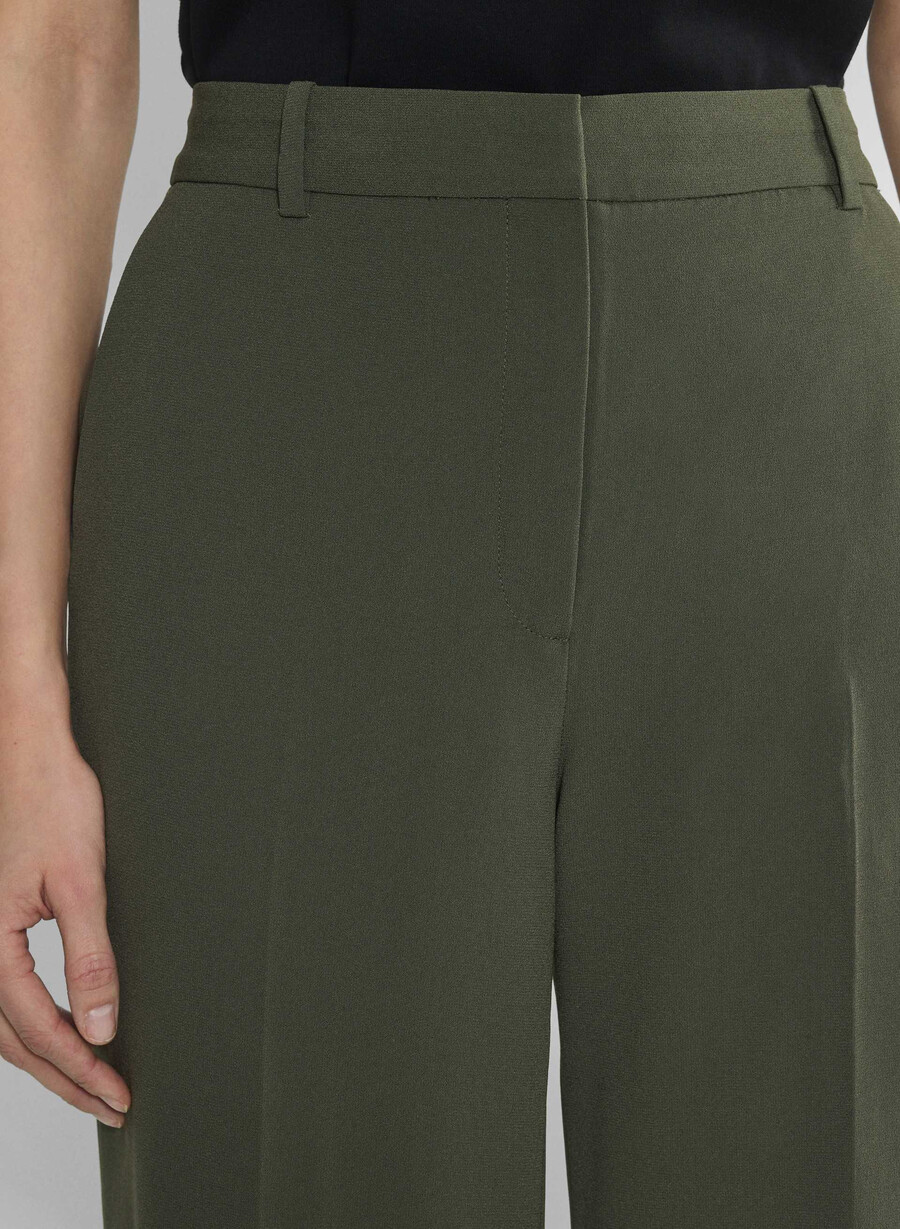 agency pant - mirror crepe dark olive