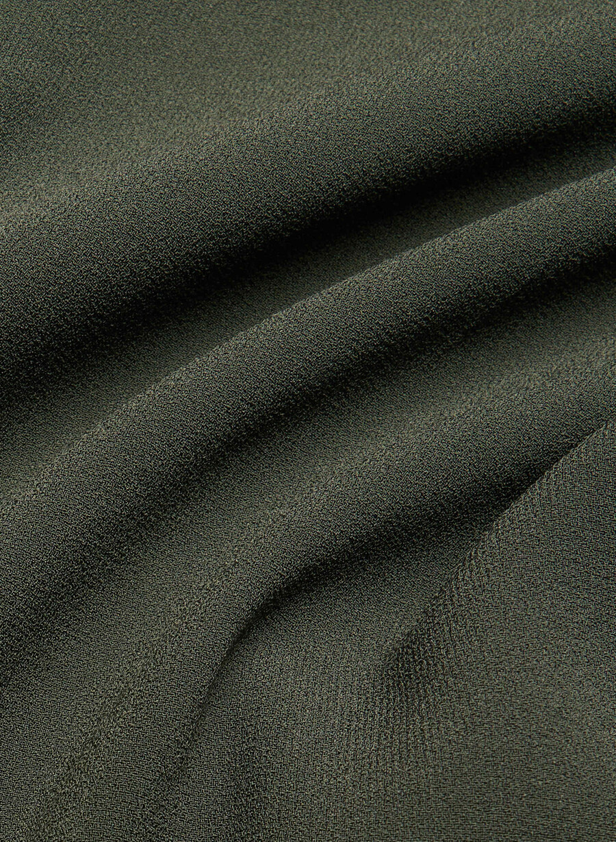 agency pant - mirror crepe dark olive