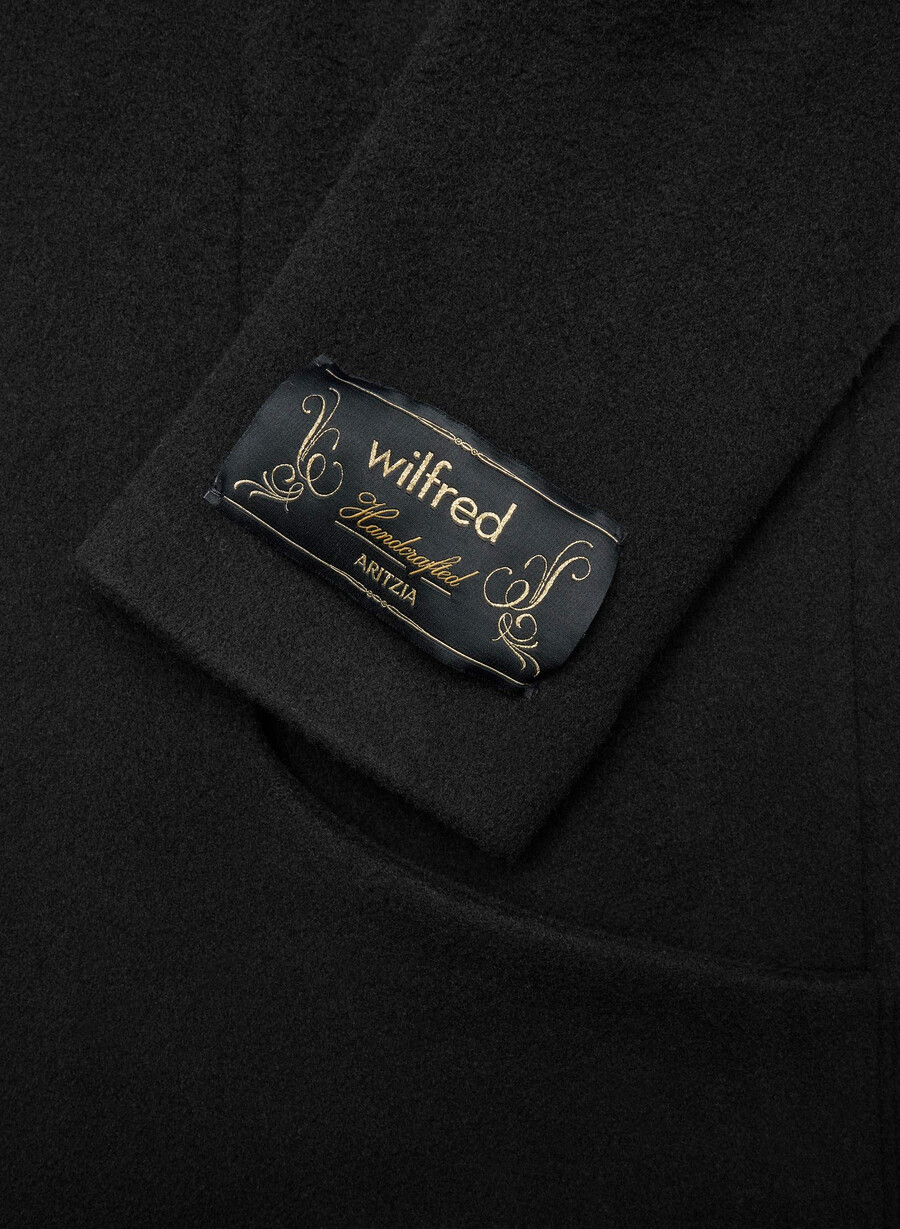 the cocoon coat new - wool cashmere black