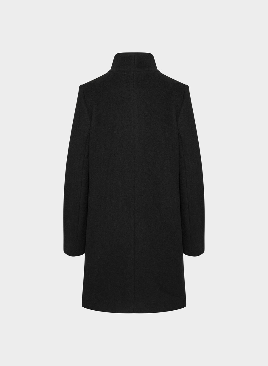 the cocoon coat new - wool cashmere black