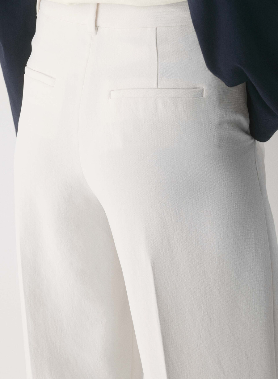 the effortless pant lo-rise - crepette light birch