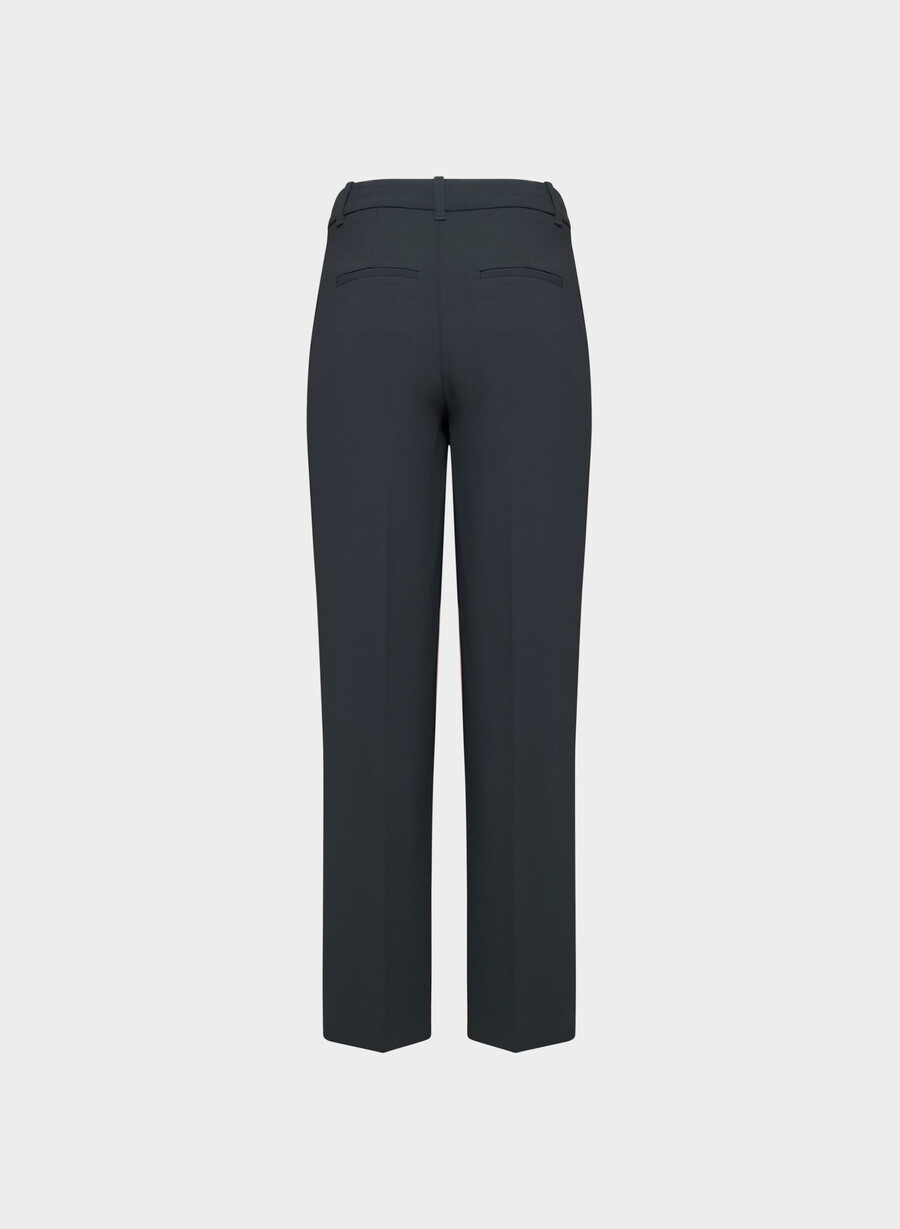 the effortless pant lo-rise - crepette dark night navy