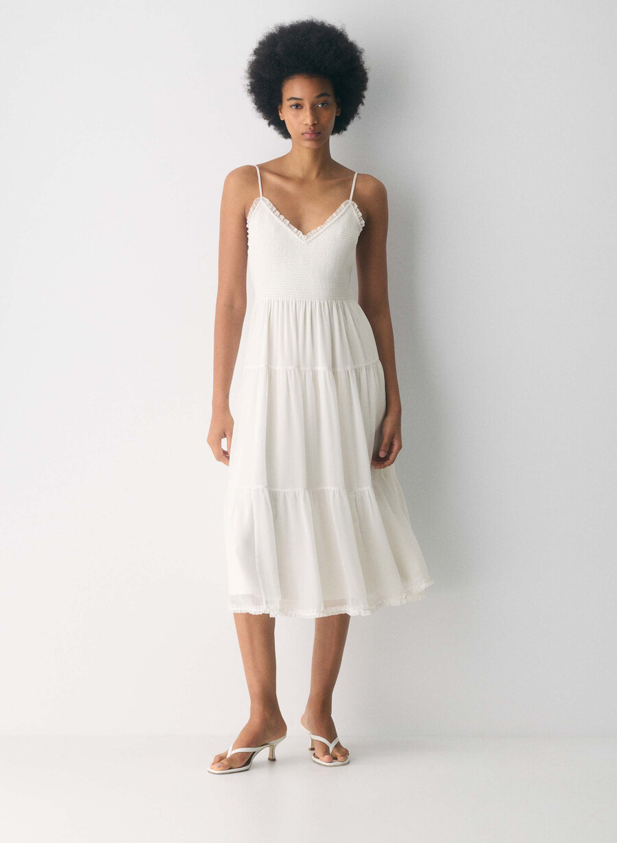 tuberose dress light birch