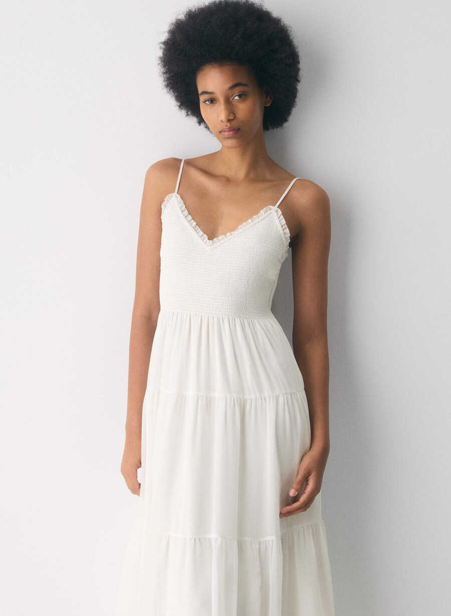 tuberose dress light birch