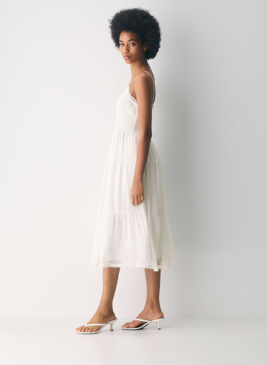 tuberose dress light birch