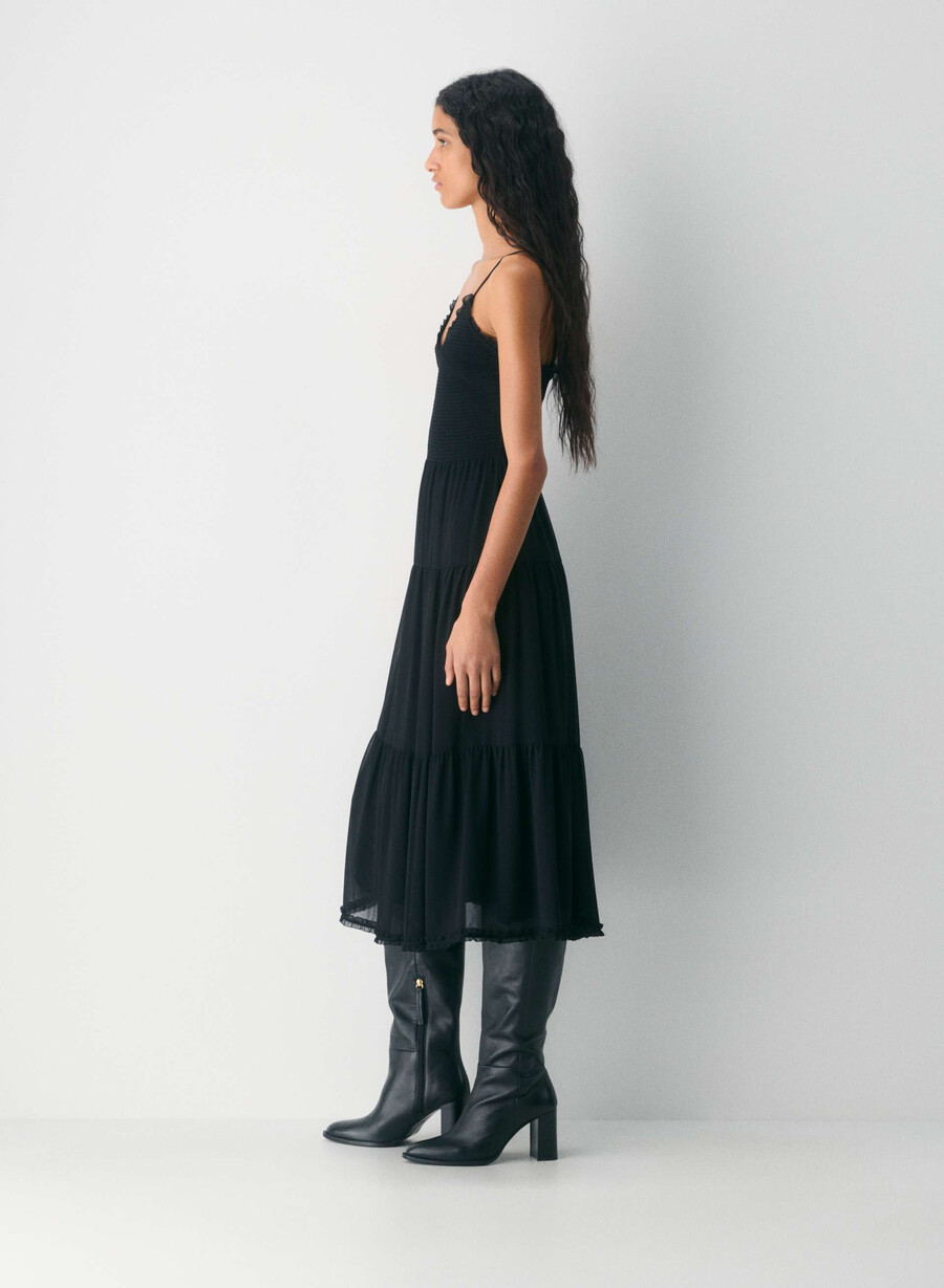 tuberose dress black