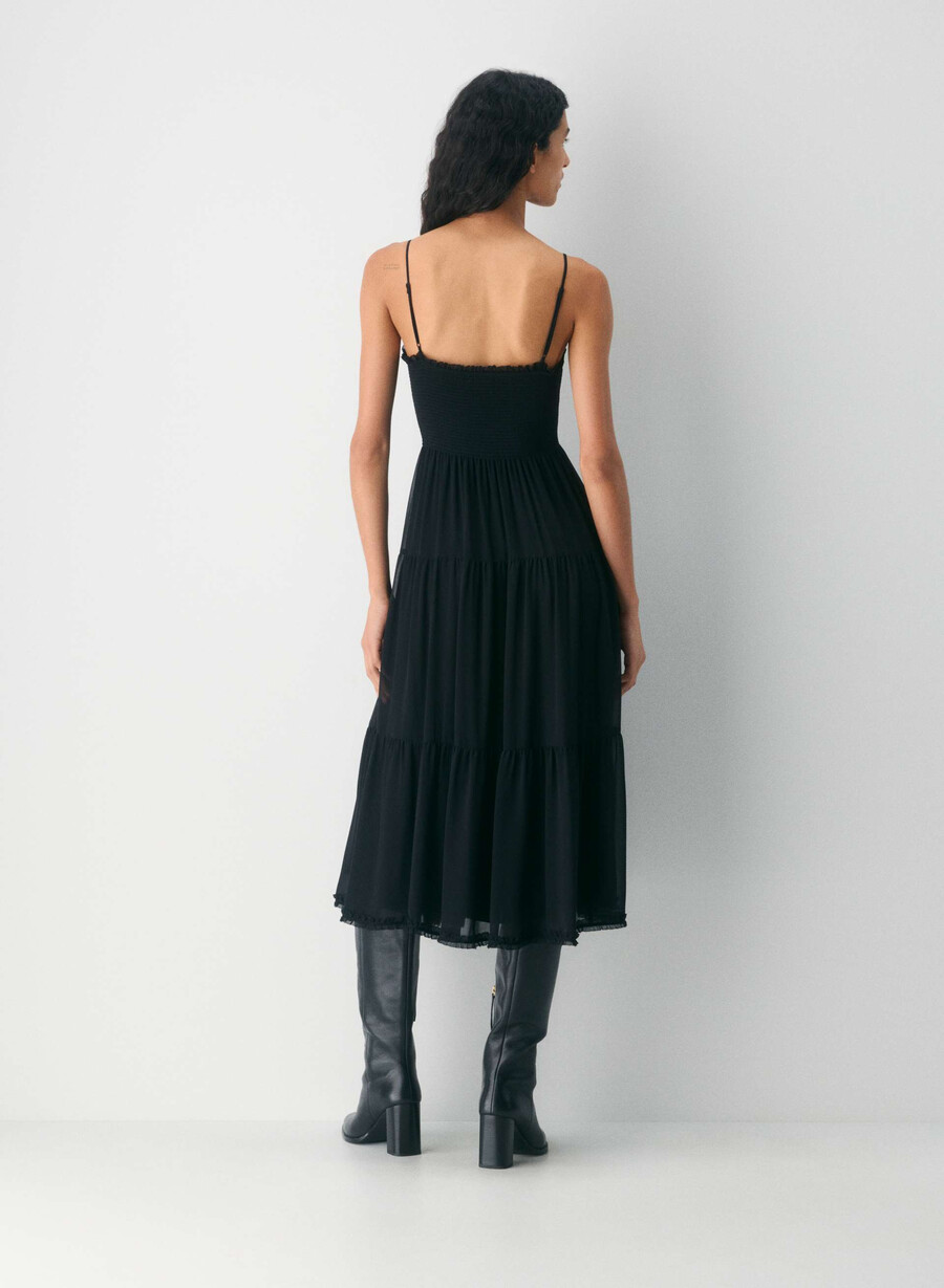 tuberose dress black