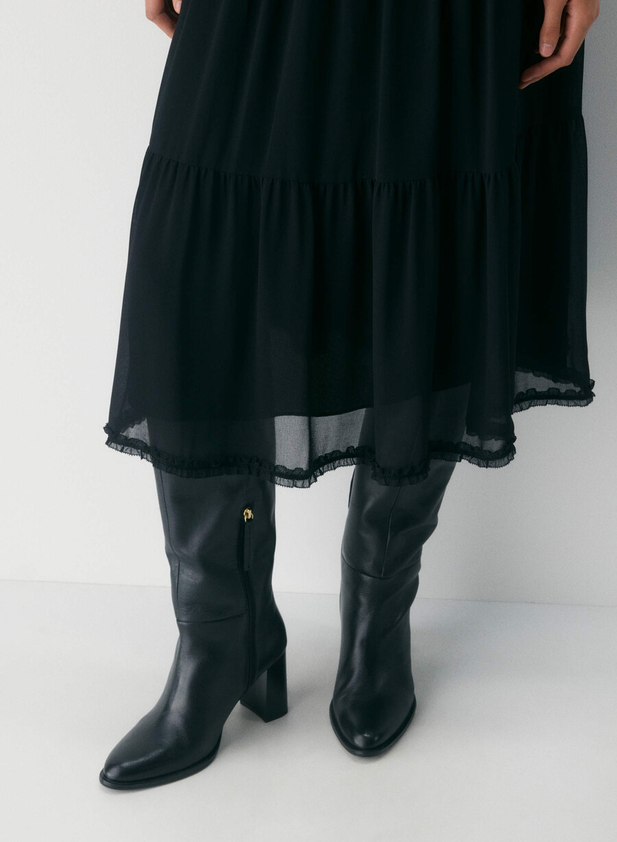 tuberose dress black