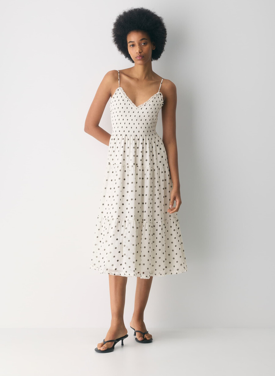 tuberose dress light birchblack