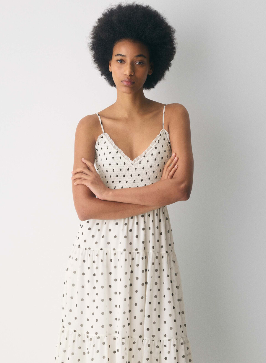 tuberose dress light birchblack