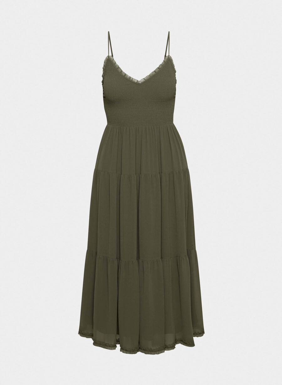 tuberose dress dark olive