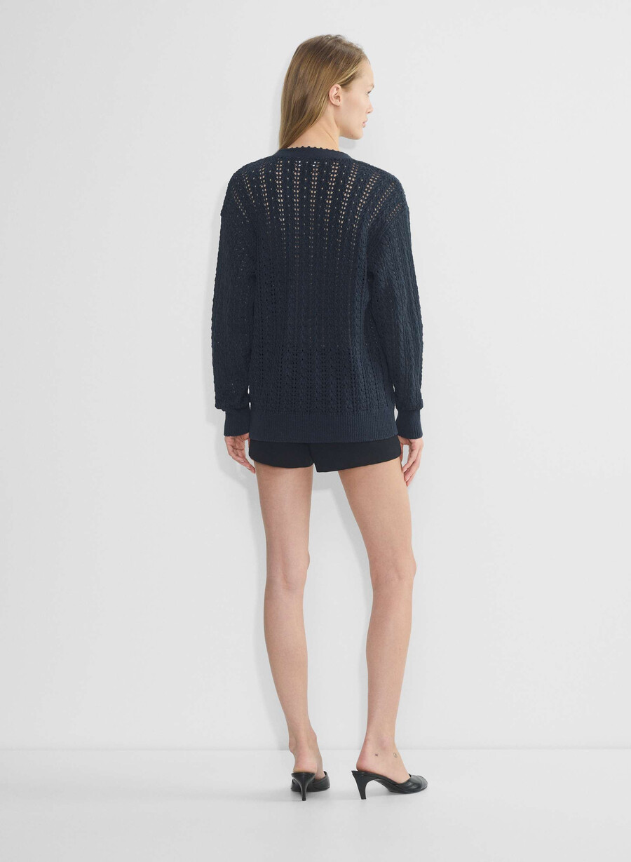 reverence cardigan dark night navy