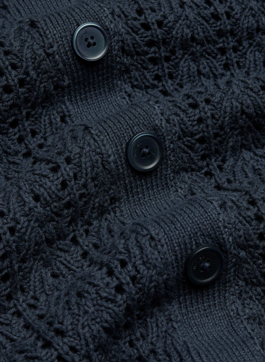 reverence cardigan dark night navy