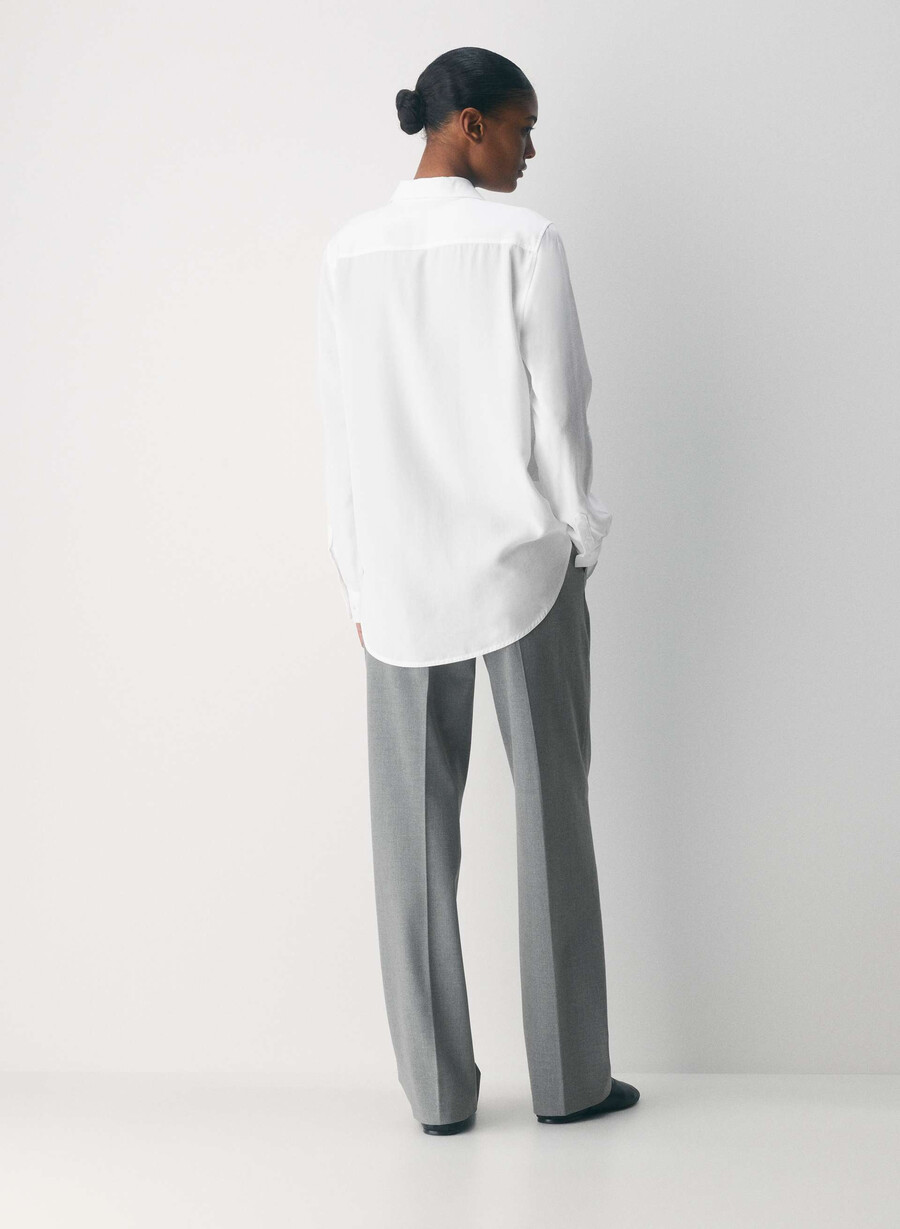 utility shirt white