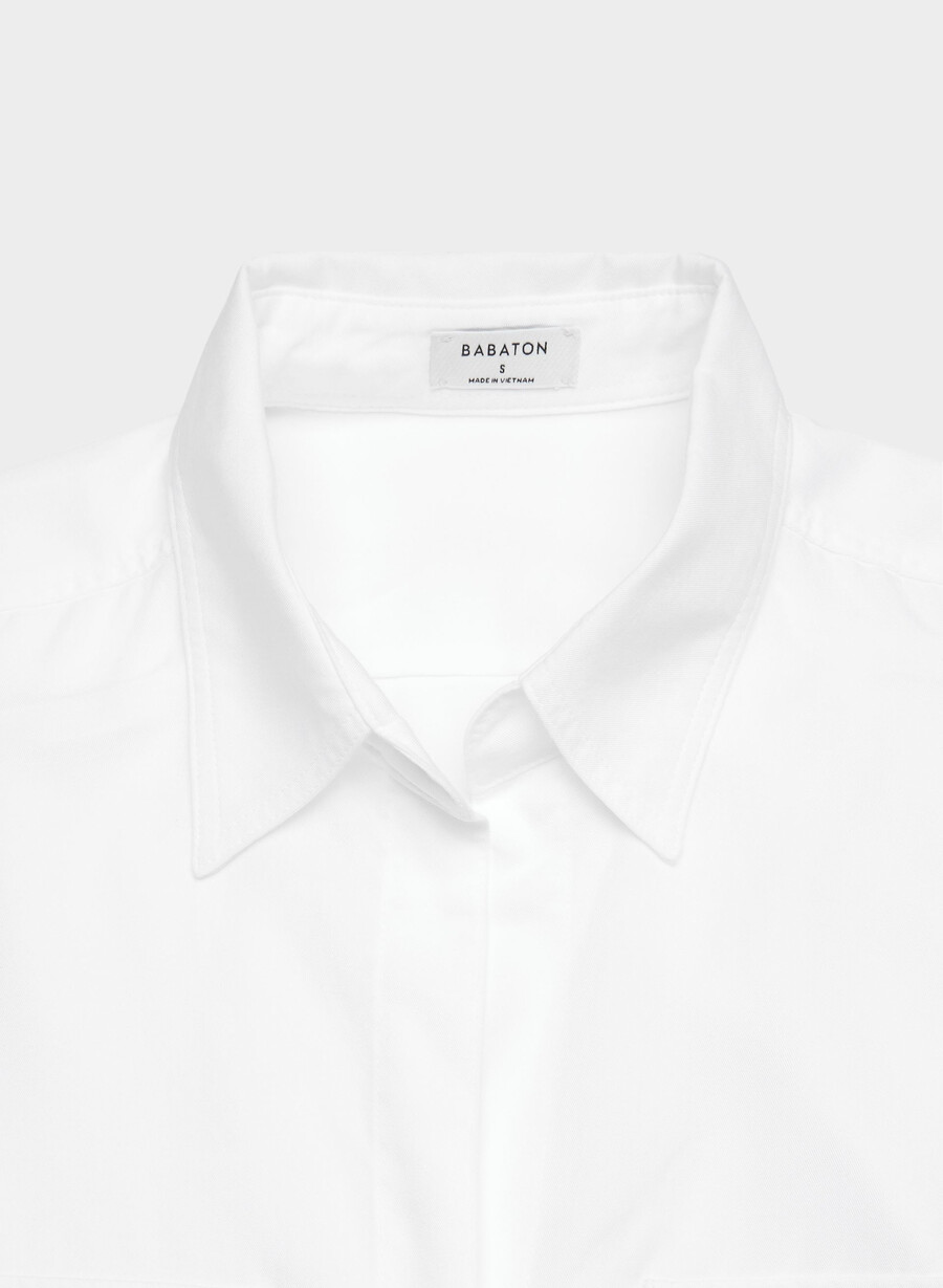 utility shirt white