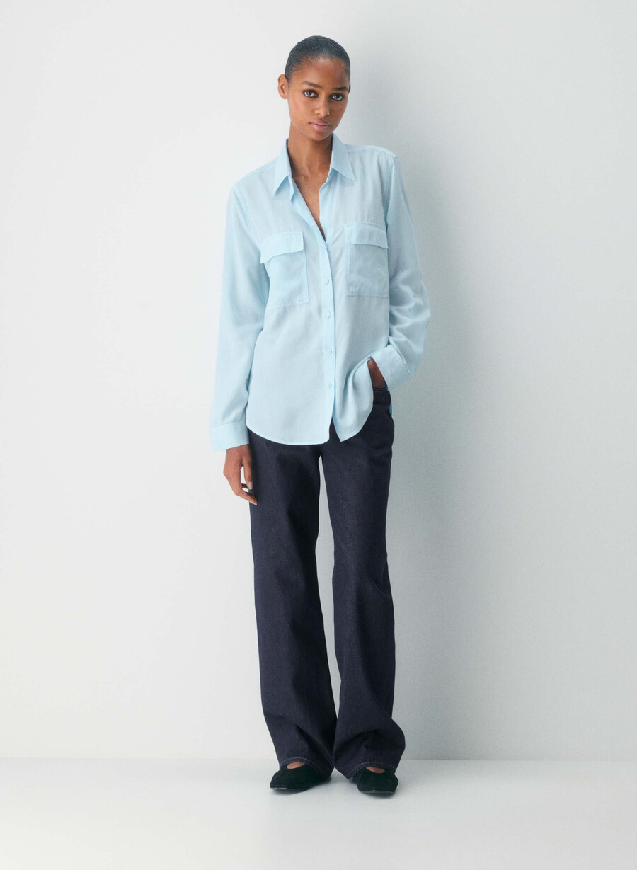 utility shirt gd skyline blue