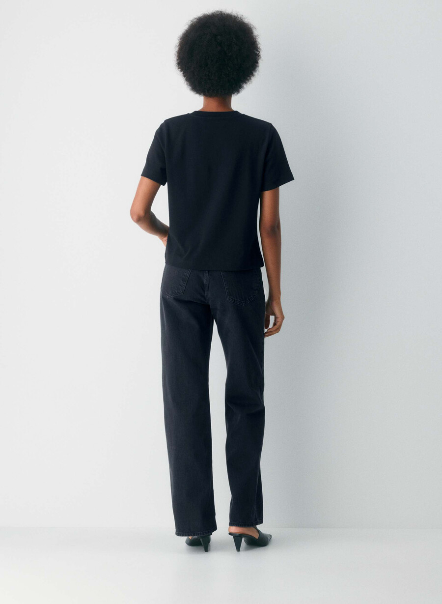 denim forum the farrah hi-rise wide jean black eyeliner
