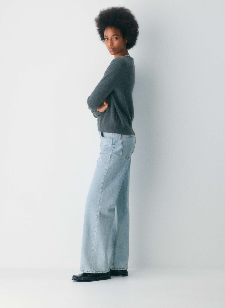 denim forum the farrah hi-rise wide jean 15 yrs brl thr bleu