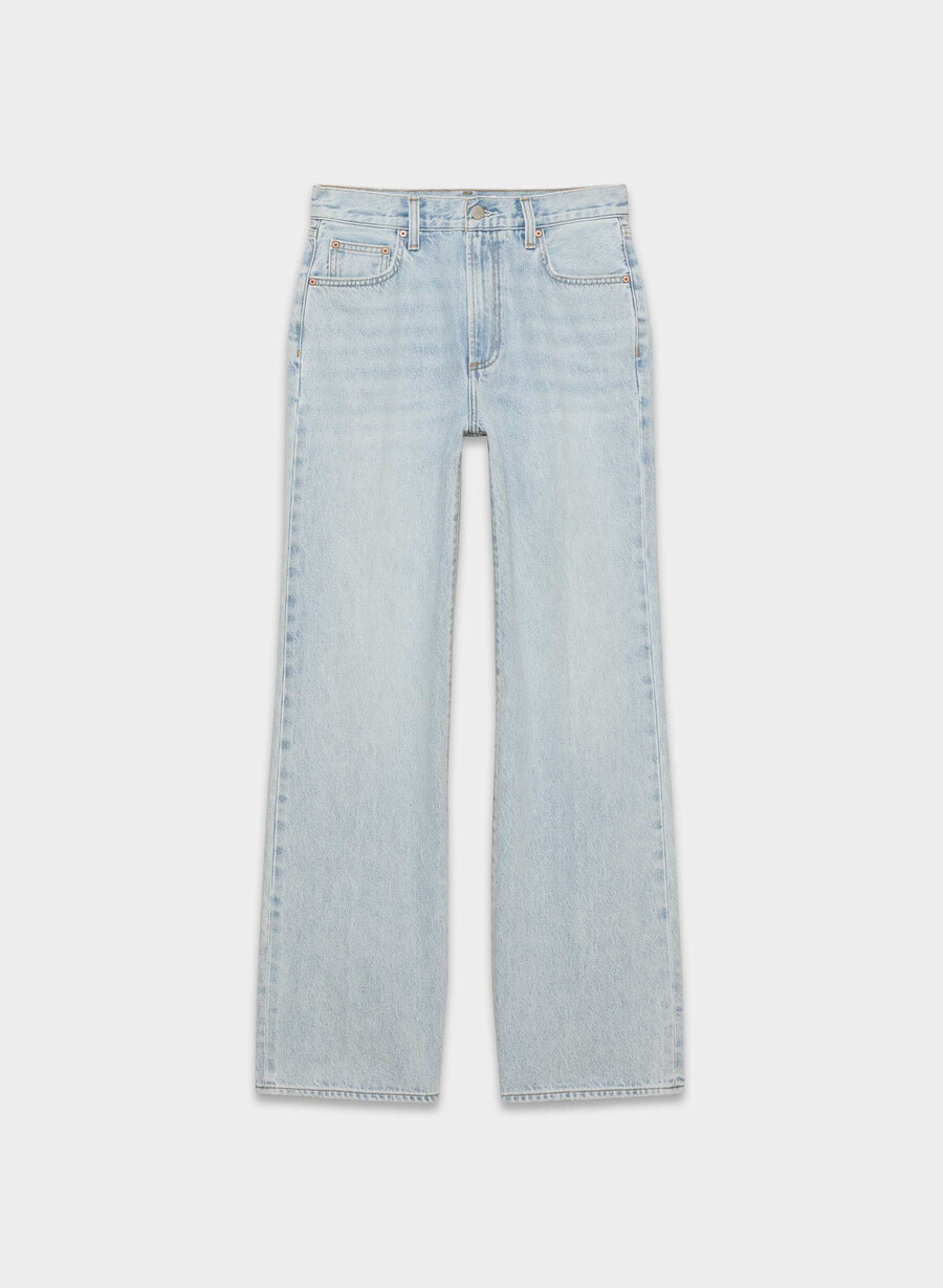 denim forum the farrah hi-rise wide jean 15 yrs brl thr bleu