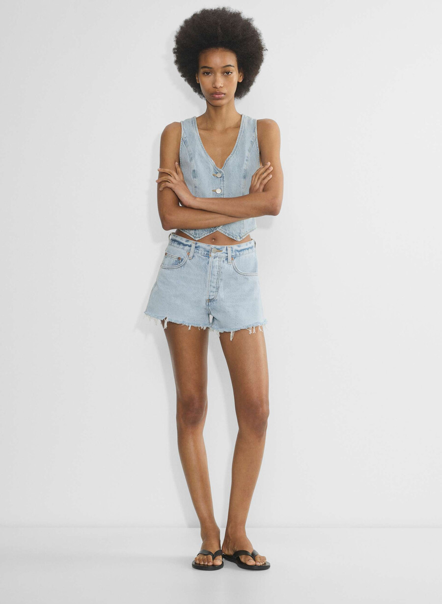 denim forum the ex-boyfriend hi-rise denim short here comes the sn bl