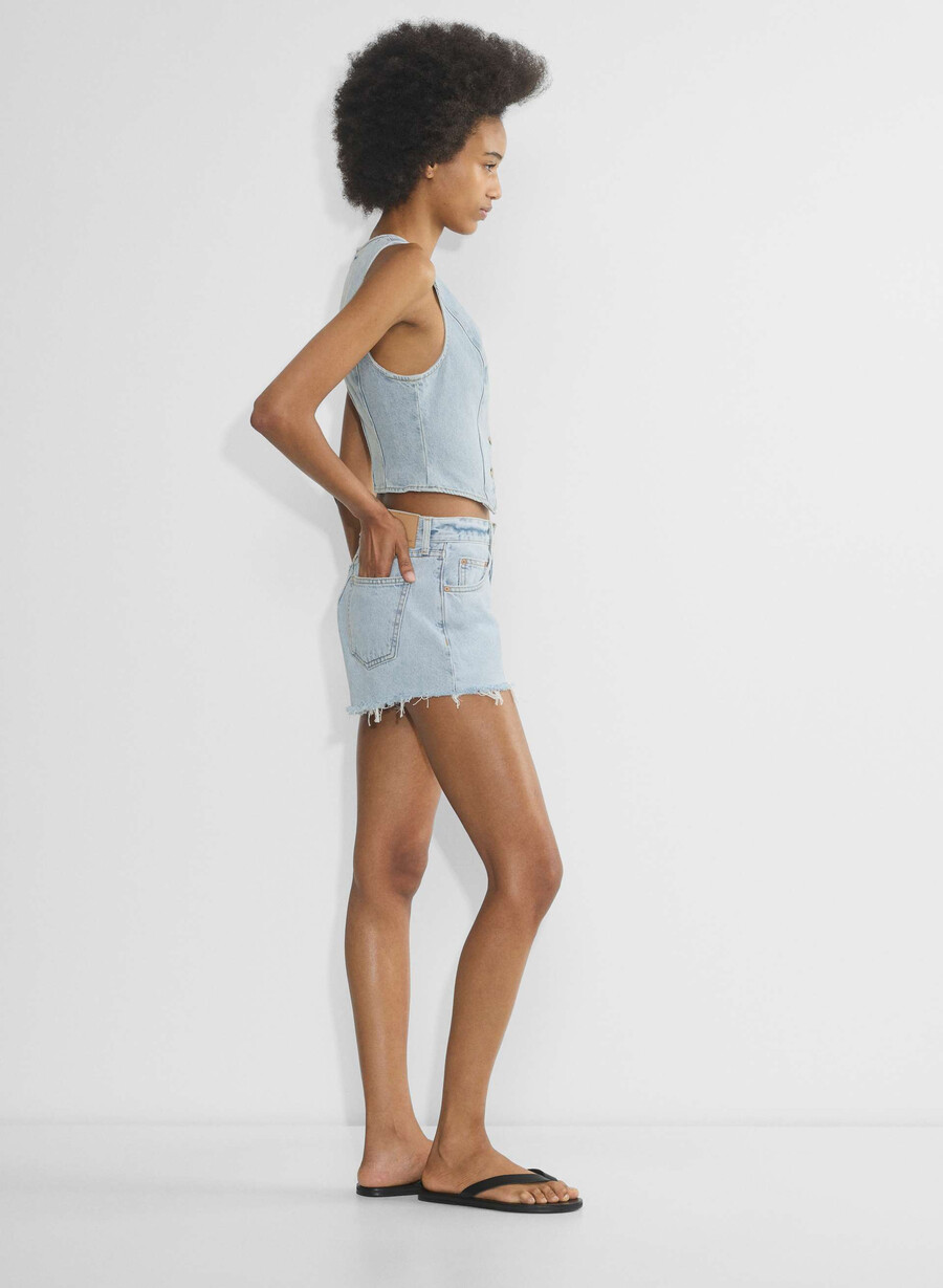 denim forum the ex-boyfriend hi-rise denim short here comes the sn bl