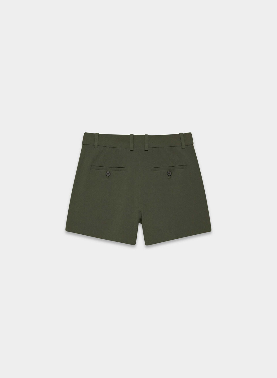 agency mini short dark olive