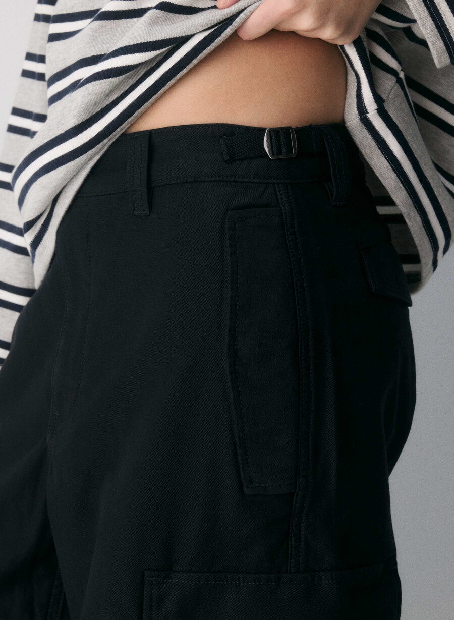 supply cargo pant vintage black