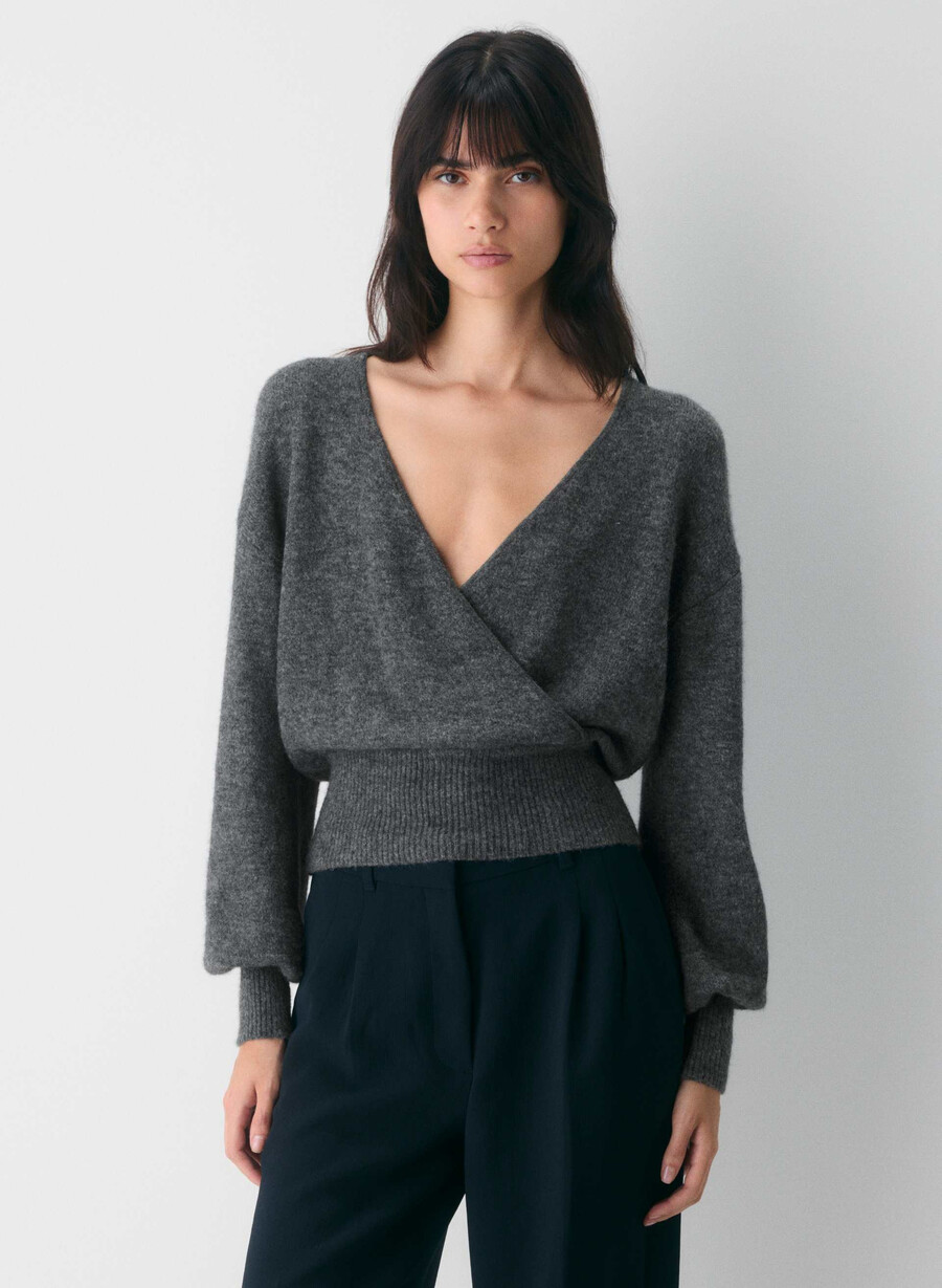 softspoke dear sweater heather nomad taupe