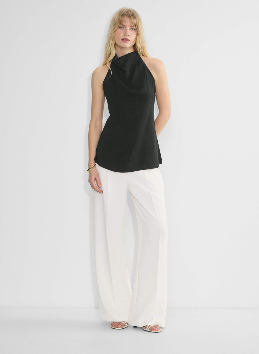the effortless pant wider - crepette light birch