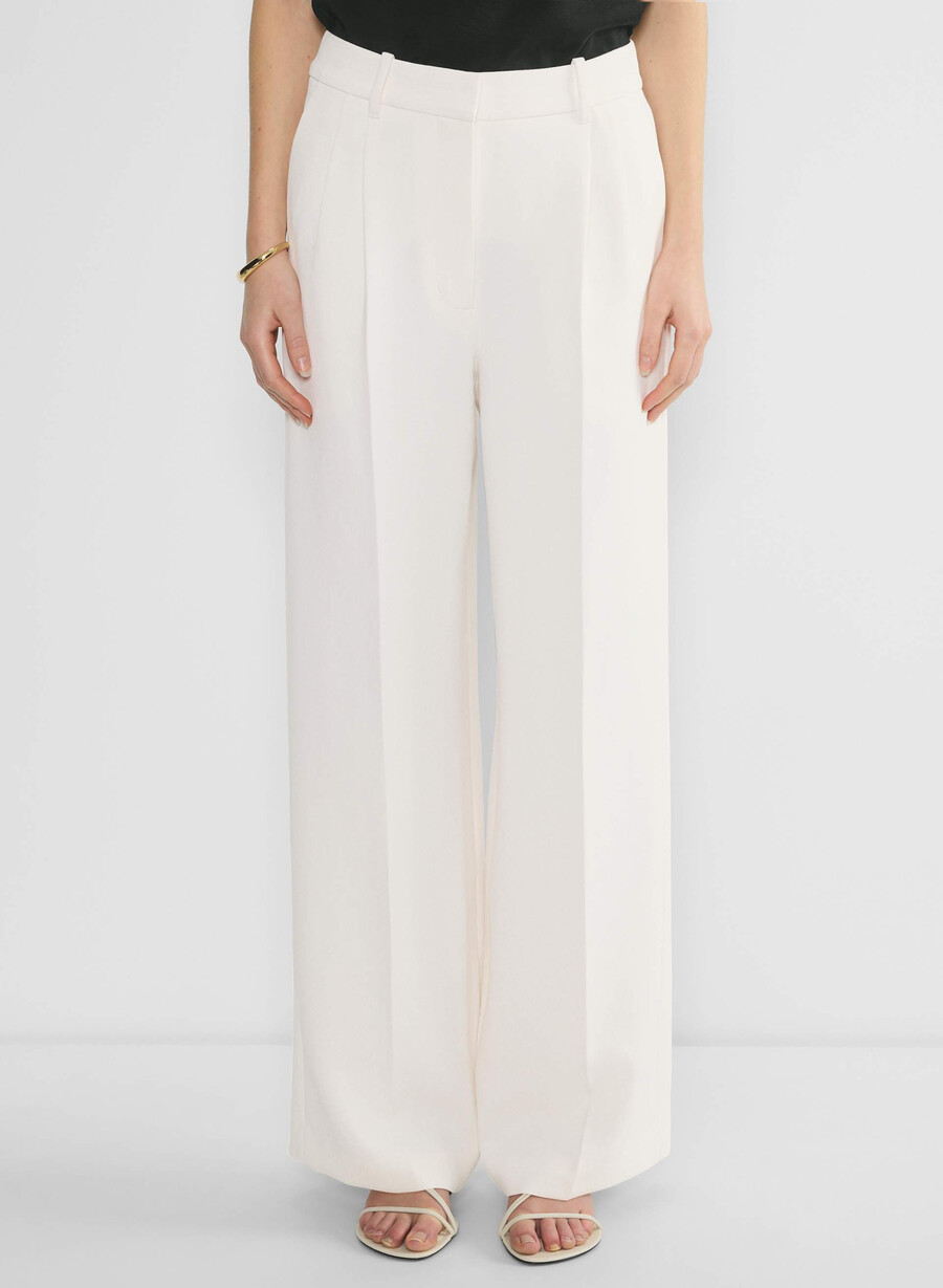 the effortless pant wider - crepette light birch