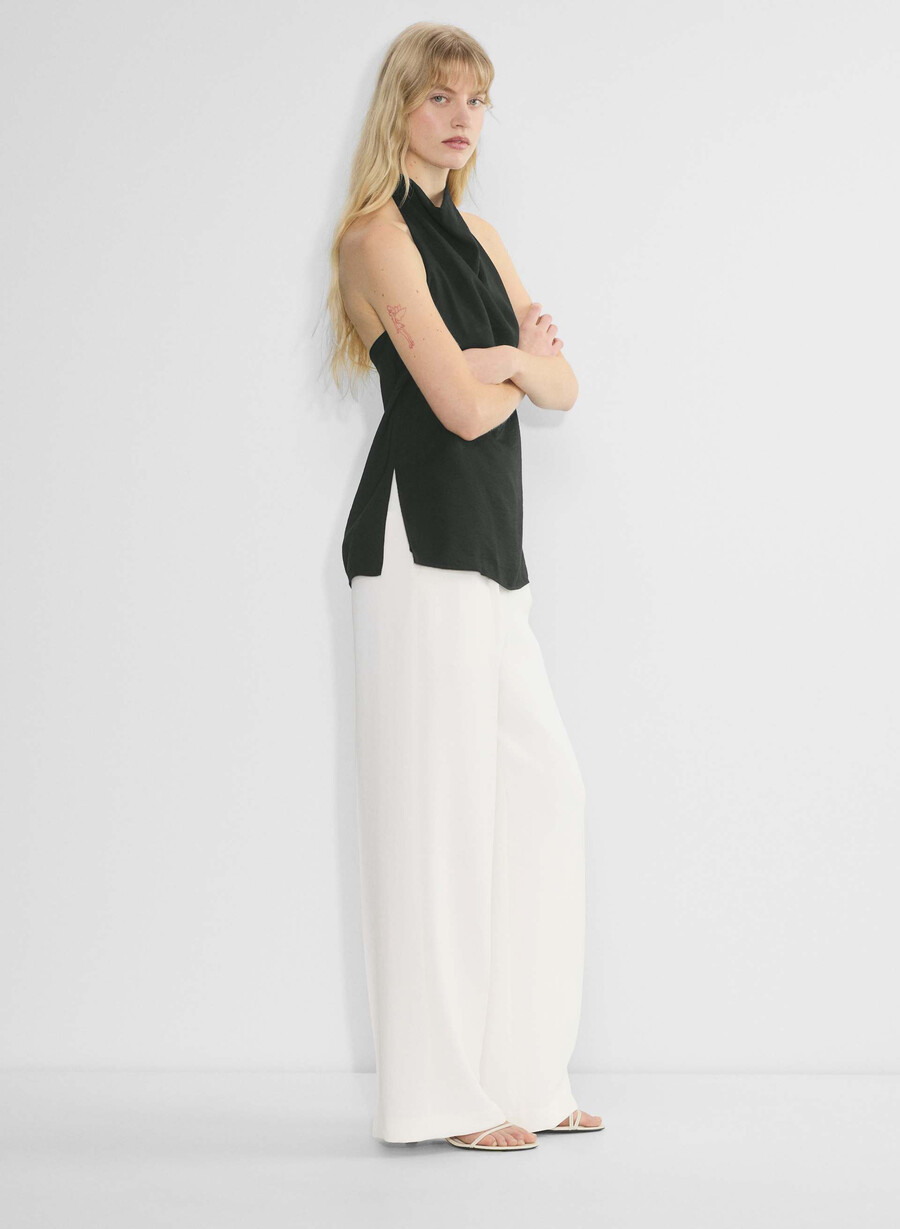 the effortless pant wider - crepette light birch