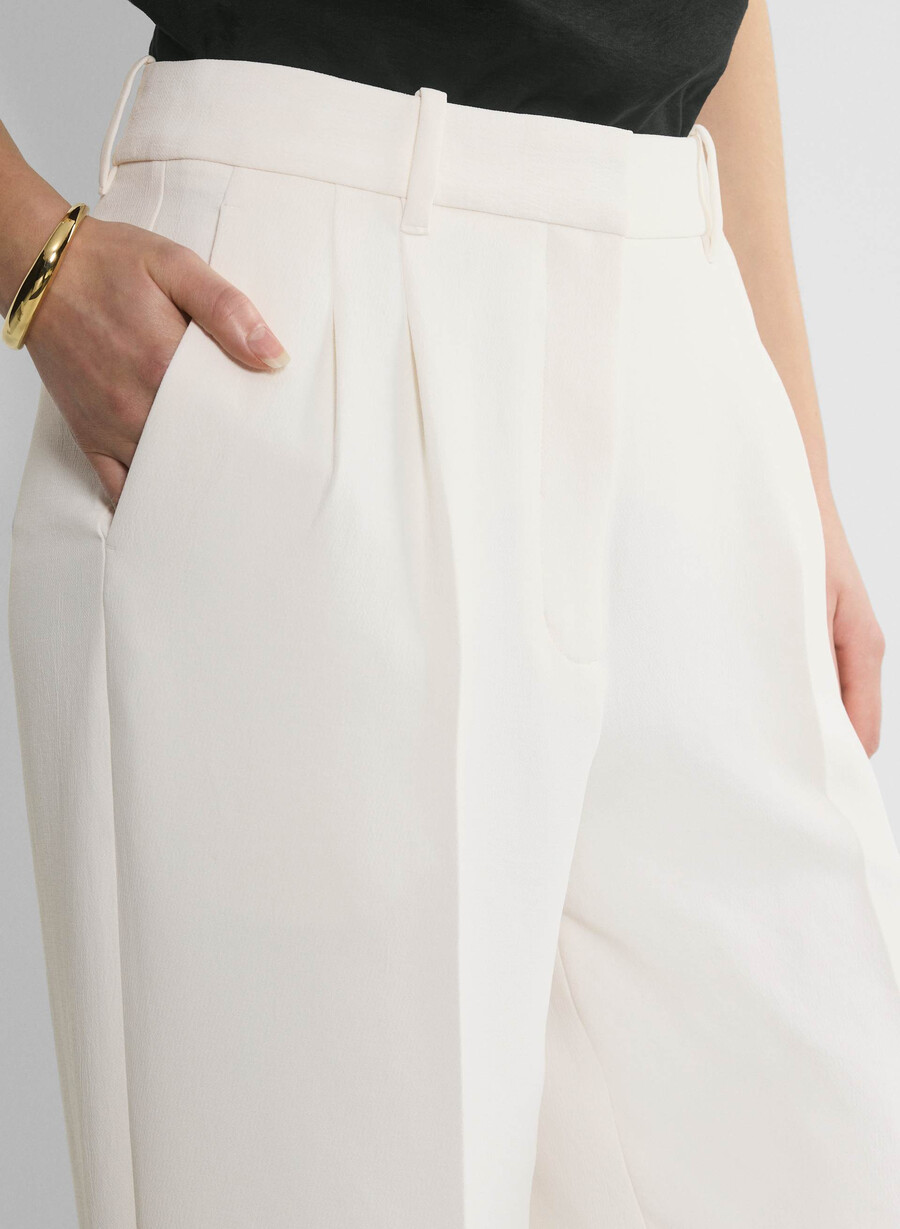 the effortless pant wider - crepette light birch
