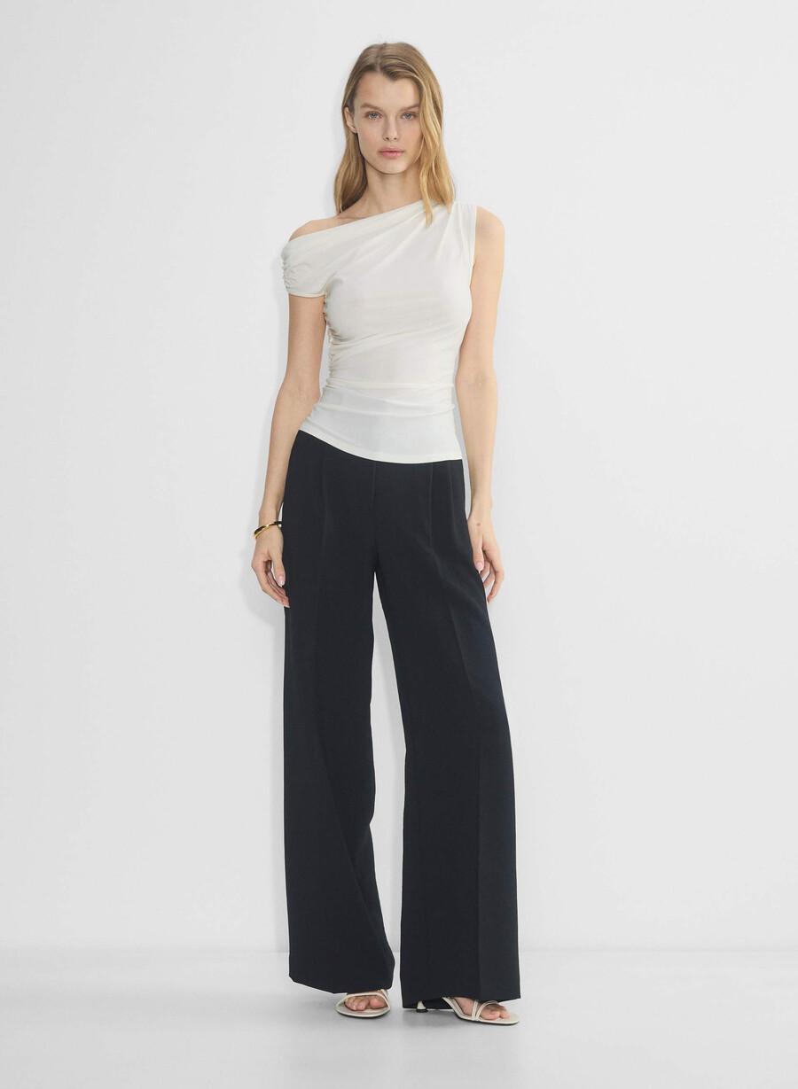 the effortless pant wider - crepette black