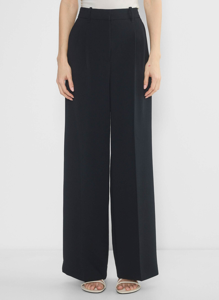 the effortless pant wider - crepette black