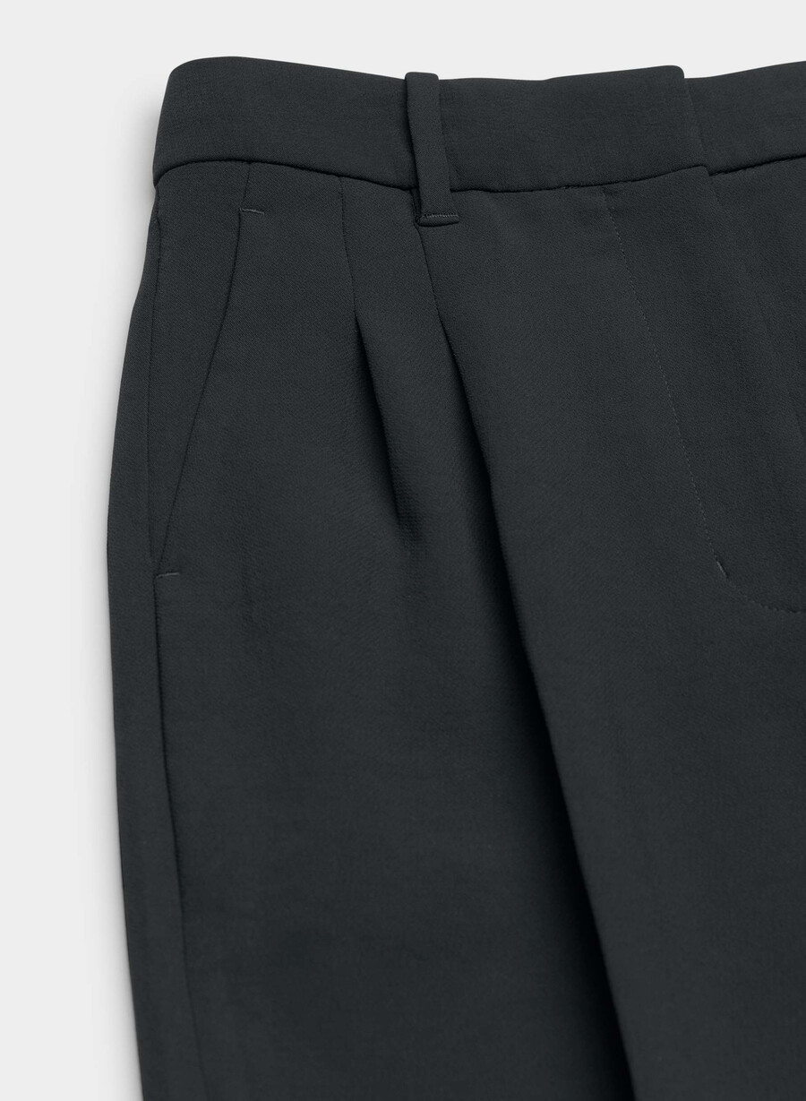 the effortless pant wider - crepette black
