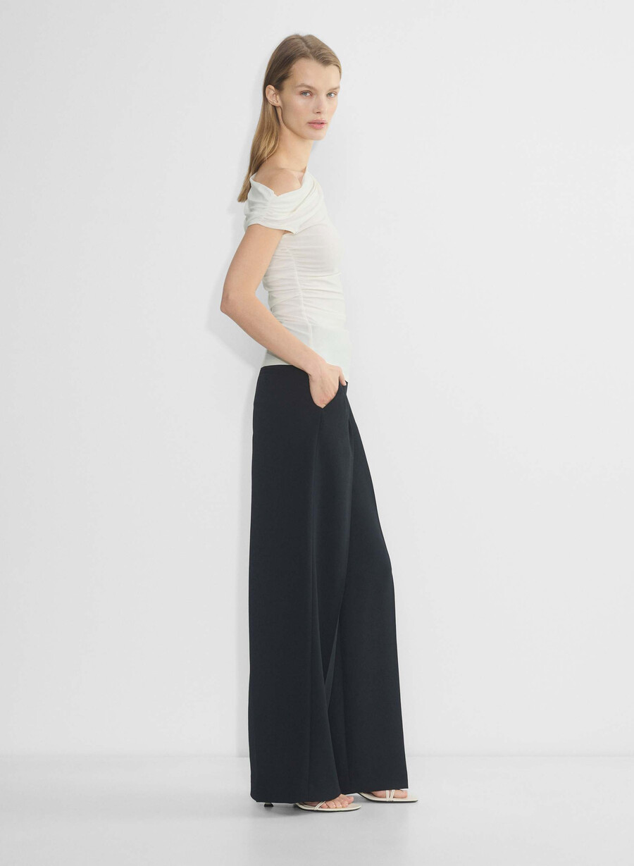 the effortless pant wider - crepette black