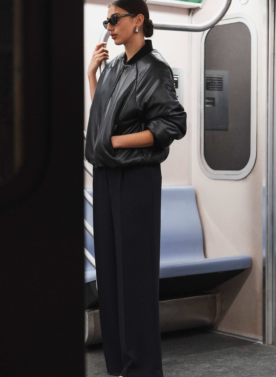 the effortless pant wider - crepette black
