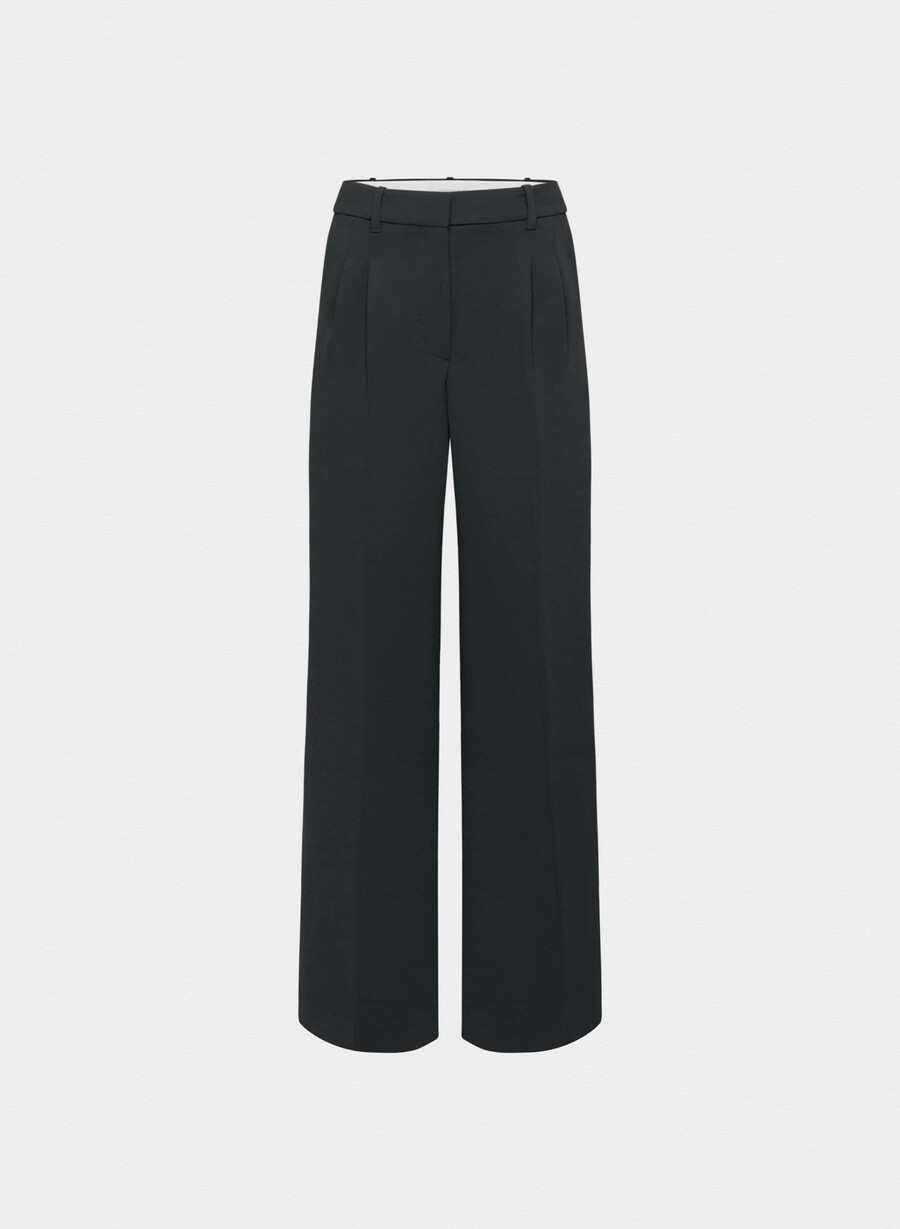 the effortless pant wider - crepette black