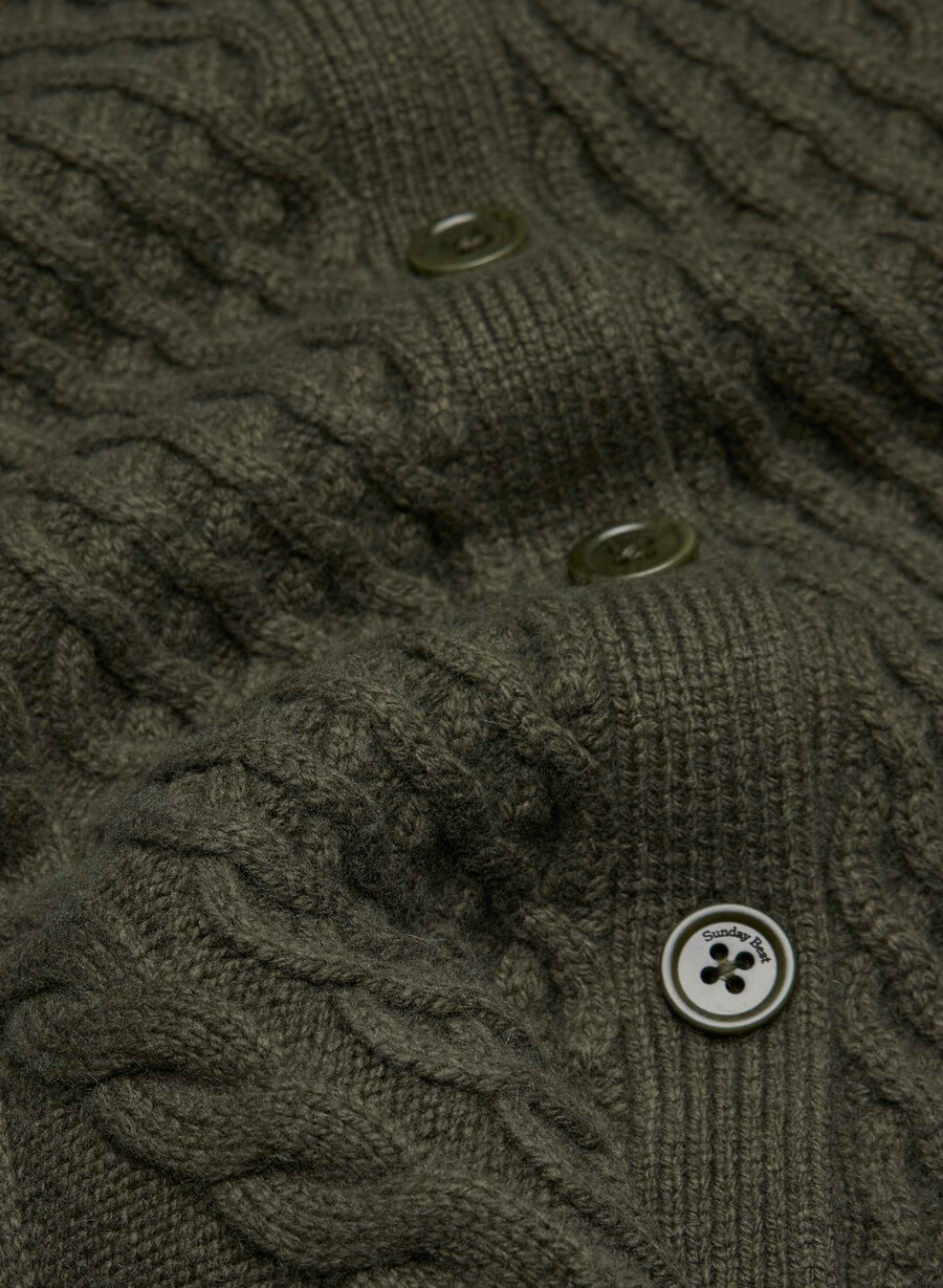 peggy cardigan dark olive