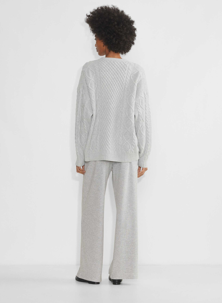 peggy cardigan heather chrome