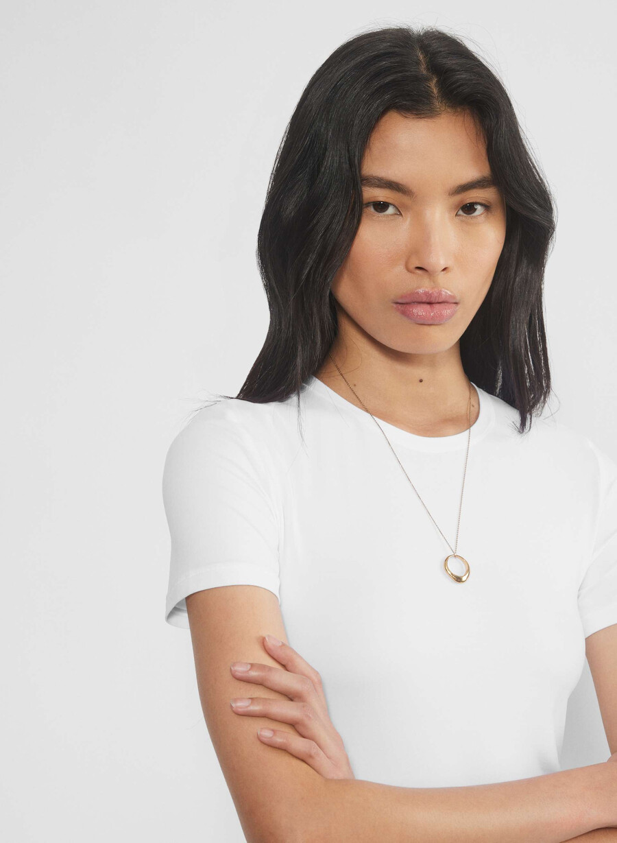 retouch emmer t-shirt bright white