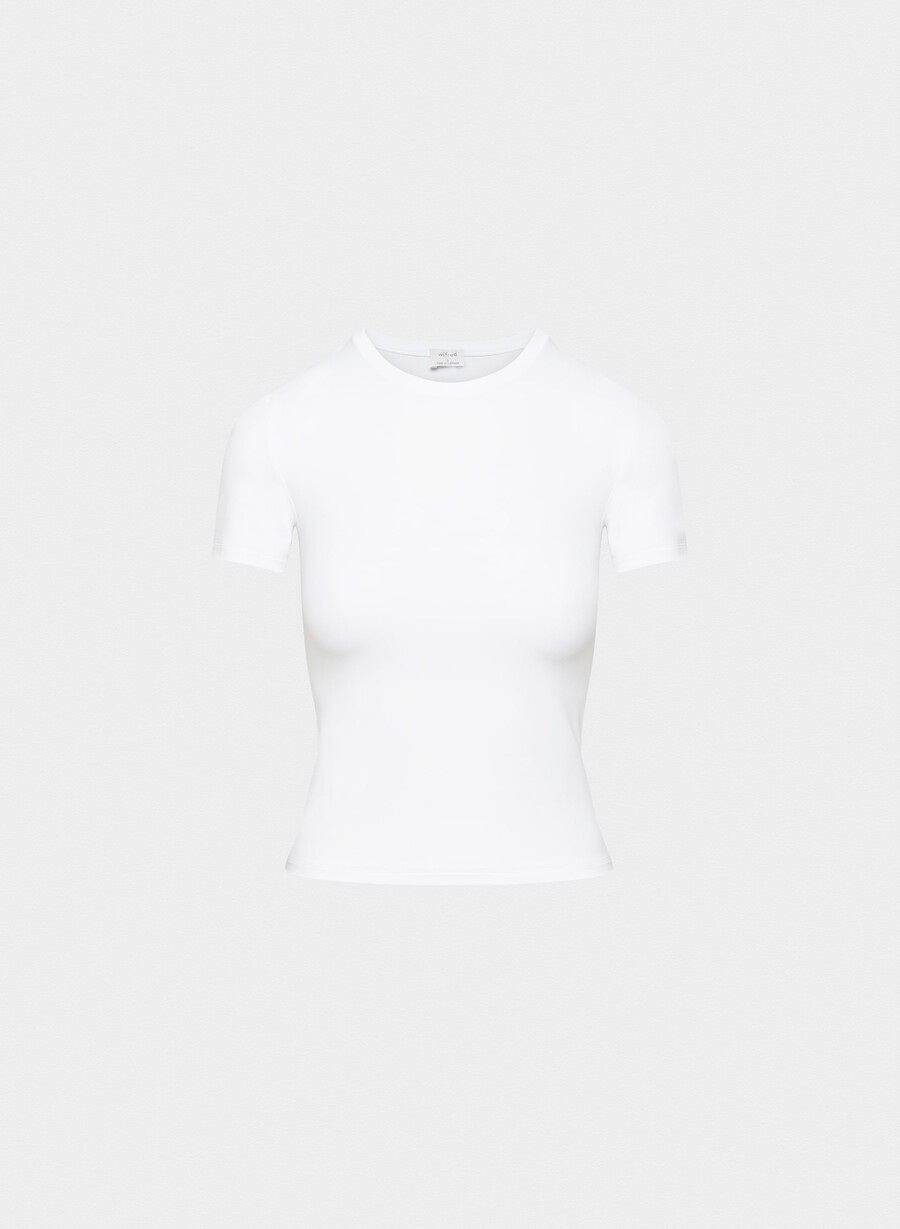 retouch emmer t-shirt bright white