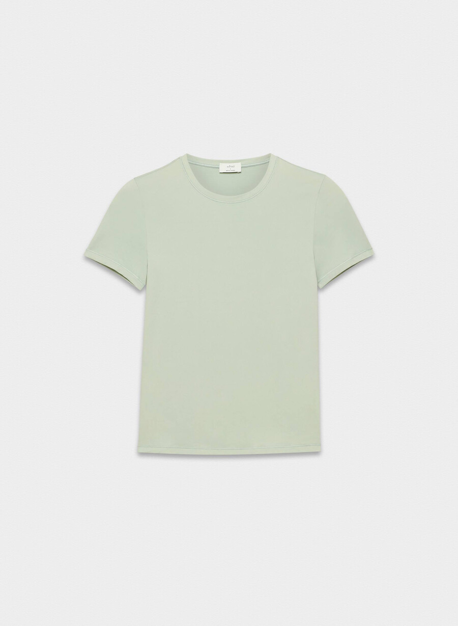 retouch emmer t-shirt silver sage green